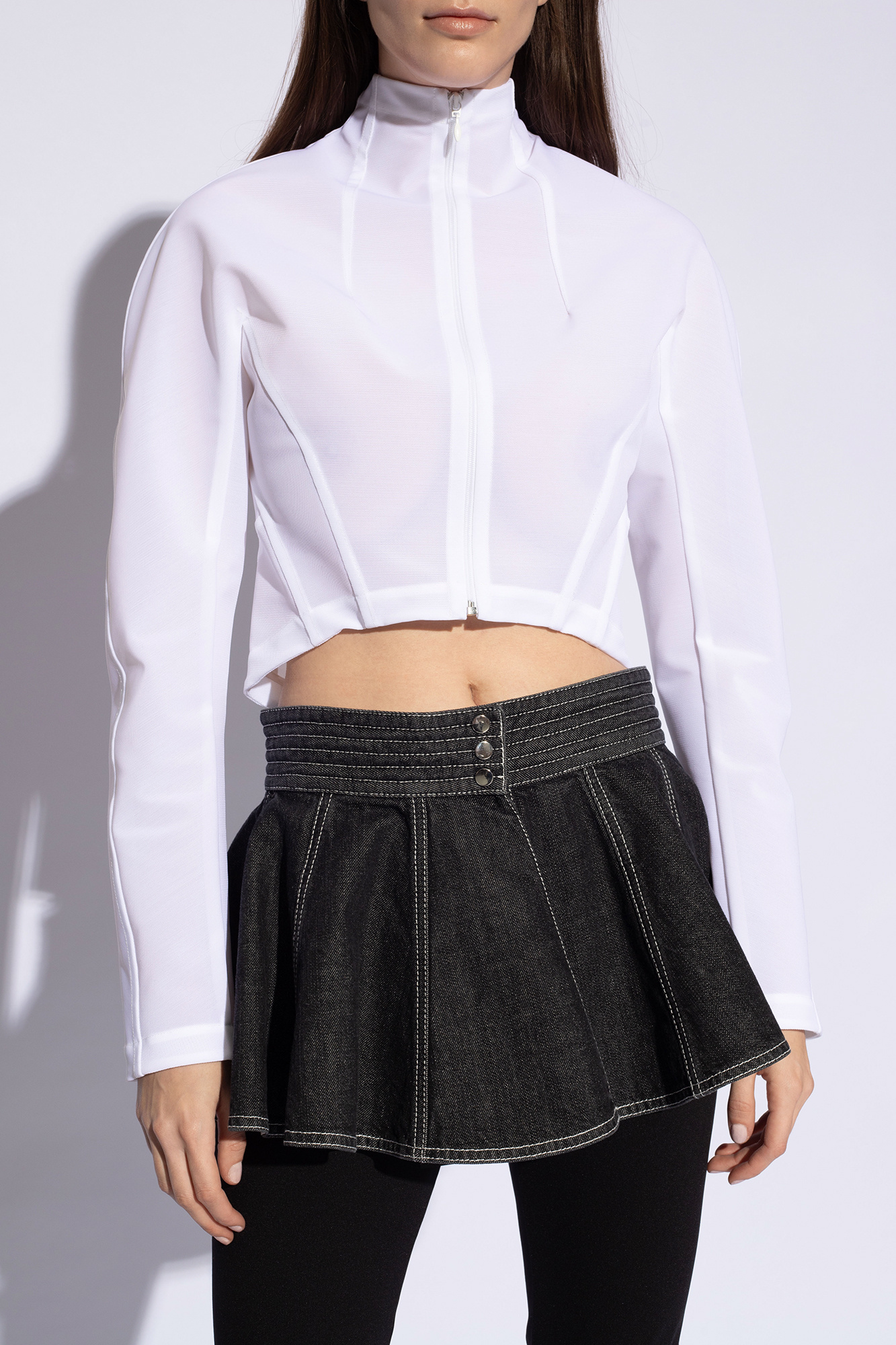 White Tulle jacket Alaïa - SchaferandweinerShops Canada